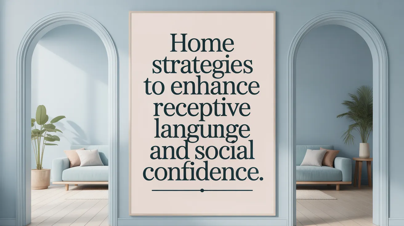 Home Strategies to Enhance Receptive Language and Social Confidence