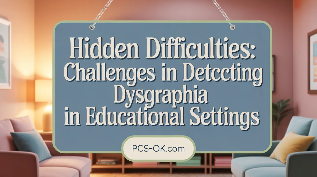 Hidden Difficulties: Barriers to Detecting Dysgraphia in Educational Settings