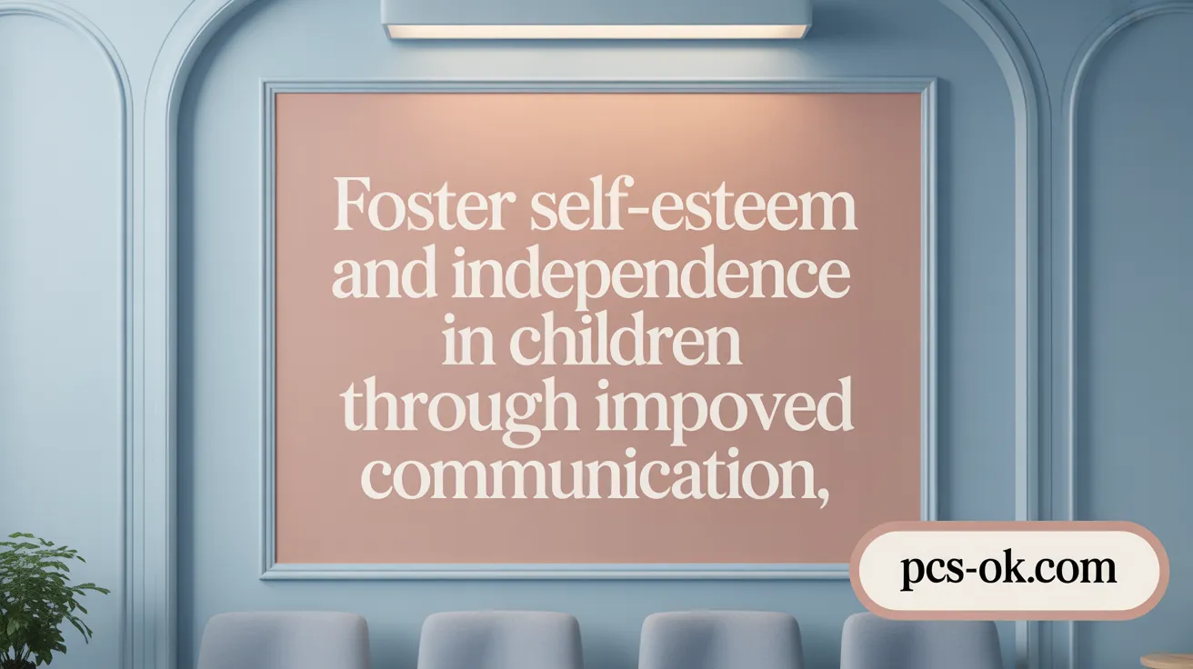 Foster Self-Esteem and Independence in Children through Improved Communication