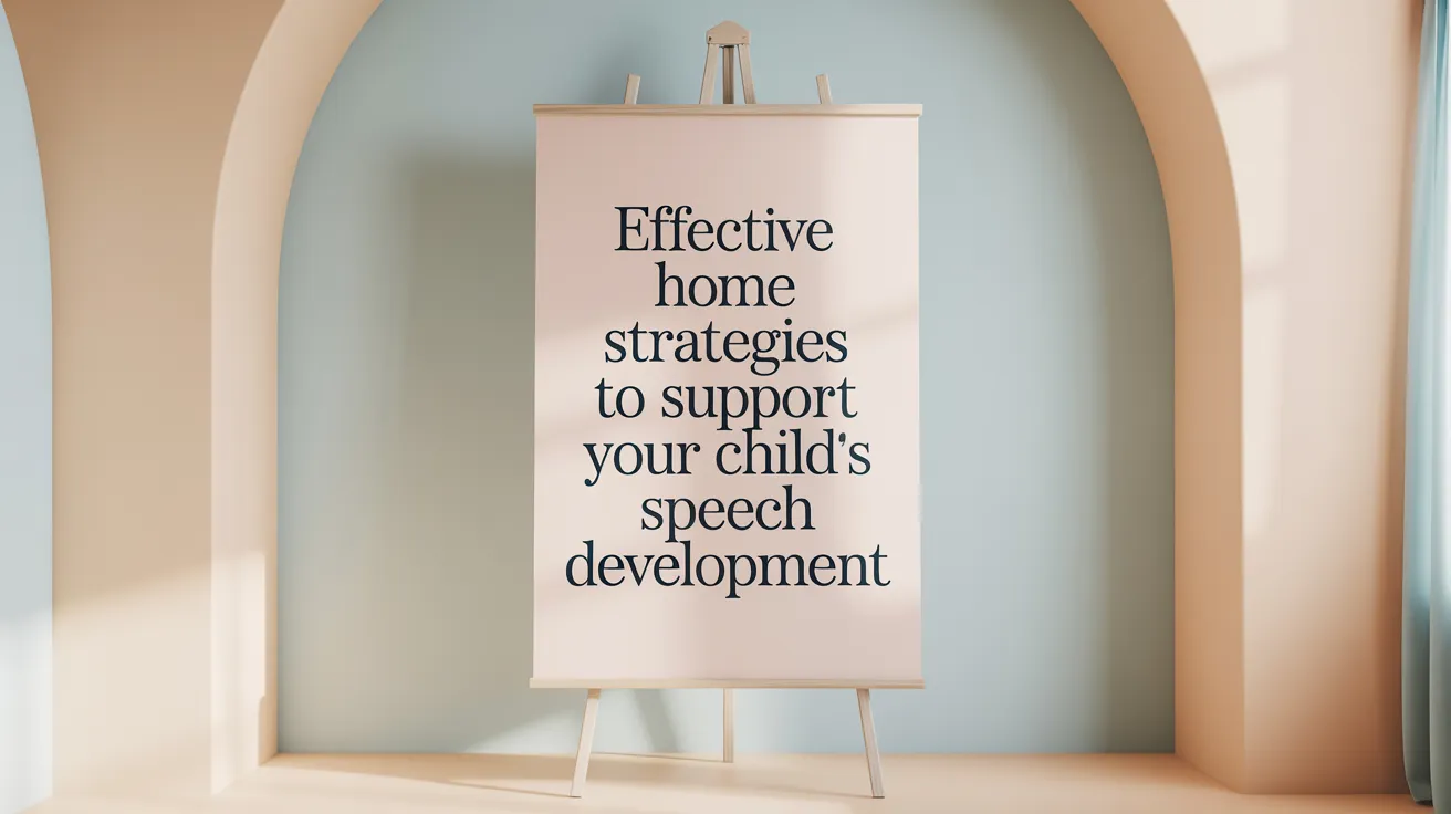 Effective Home Strategies to Support Your Child’s Speech Development
