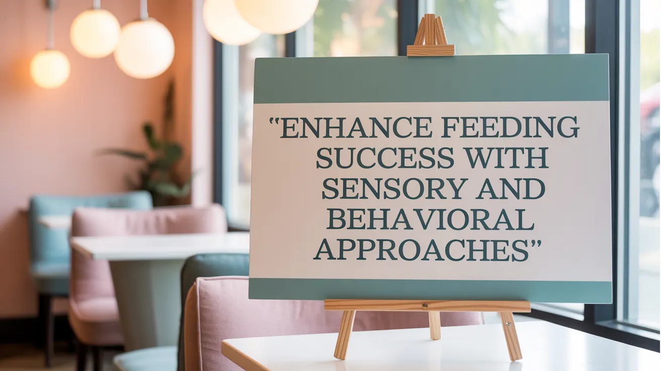 Enhance Feeding Success with Sensory and Behavioral Approaches