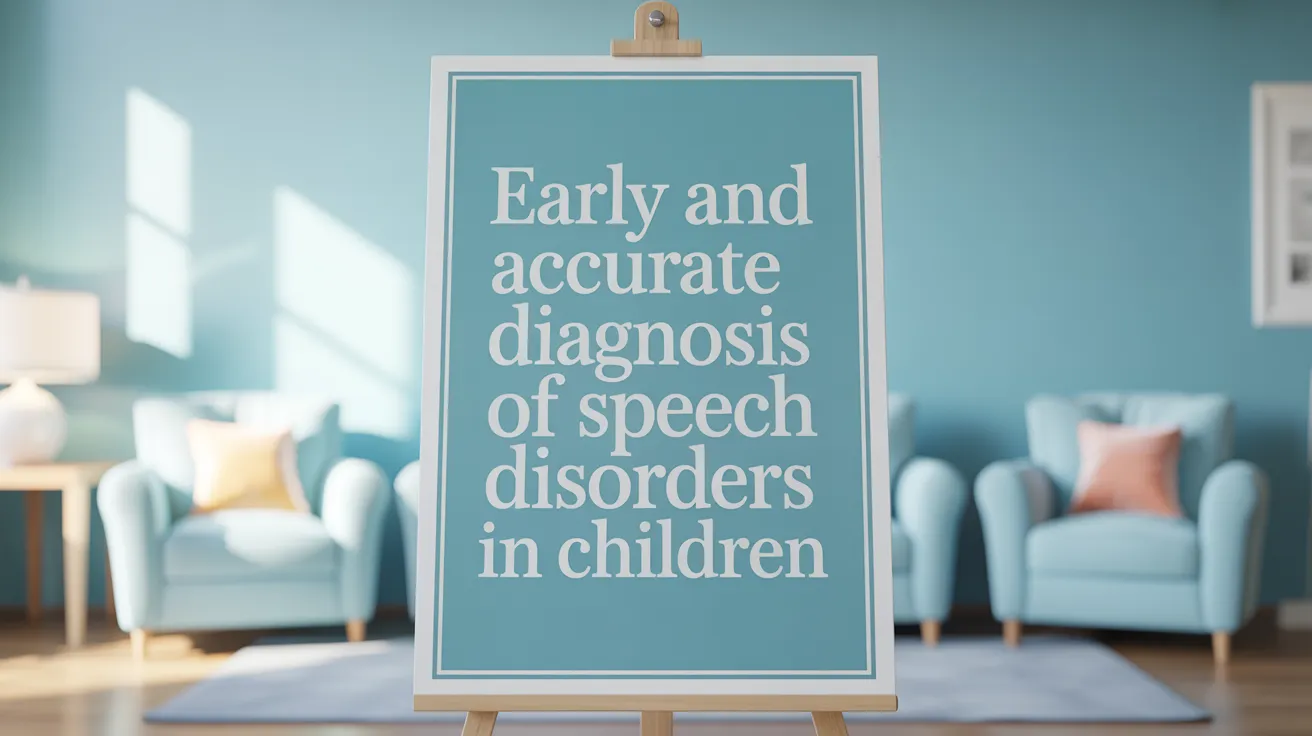 Early and Accurate Diagnosis of Speech Disorders in Children