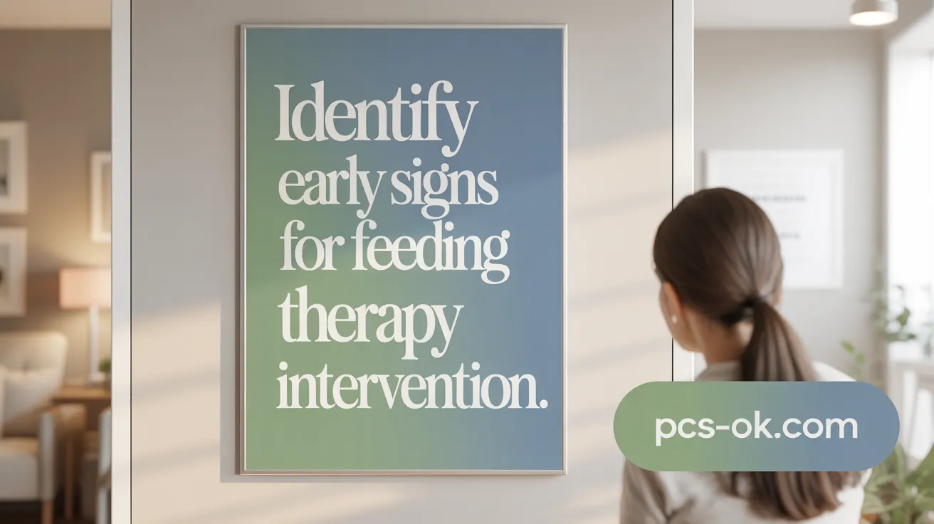 Identify Early Signs for Feeding Therapy Intervention