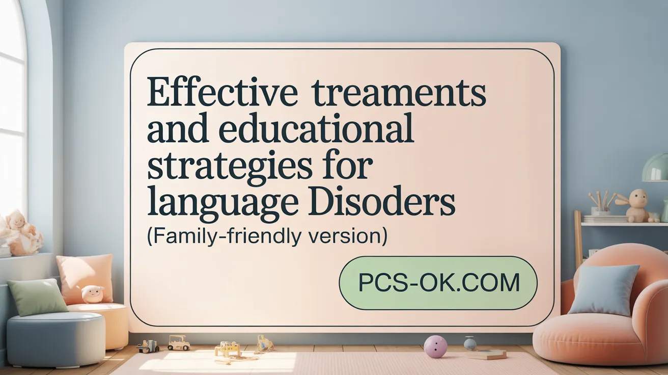Effective Treatments and Educational Strategies for Language Disorders