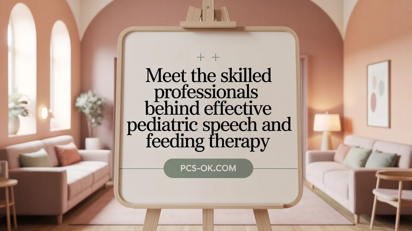 Meet the Skilled Professionals Behind Effective Pediatric Speech and Feeding Therapy