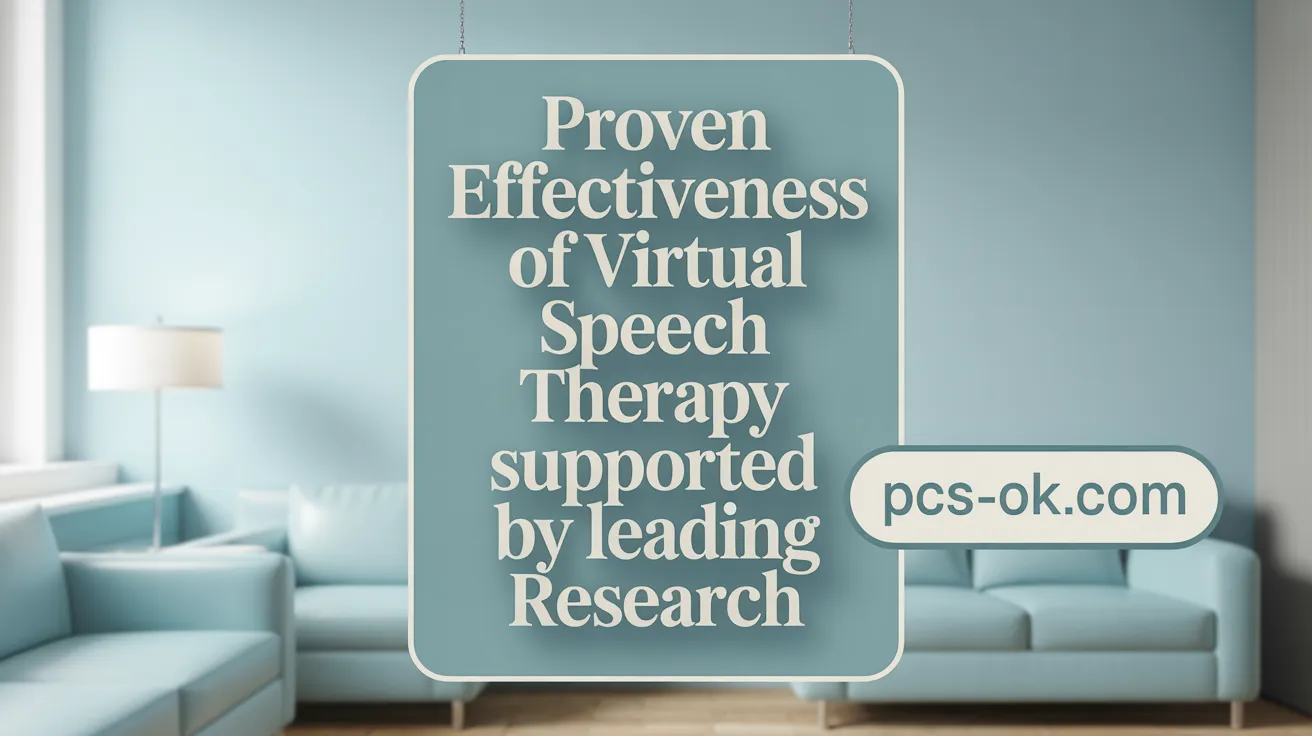 Proven Effectiveness of Virtual Speech Therapy Supported by Leading Research