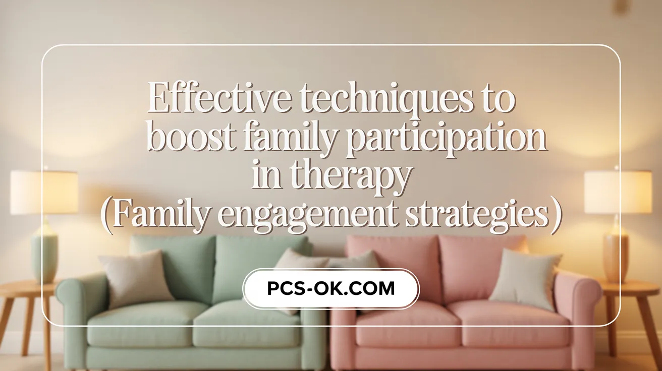 Effective Techniques to Boost Family Participation in Therapy
