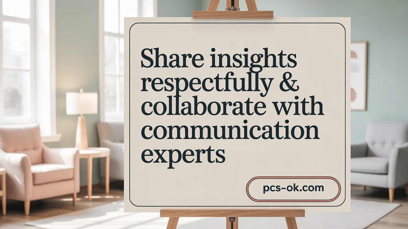 Share Observations Respectfully & Collaborate with Speech Experts