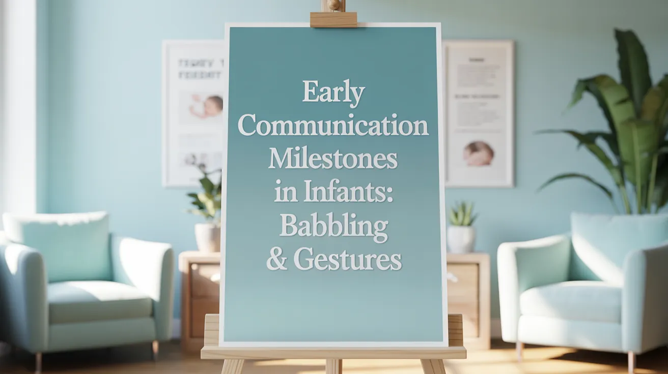 Early Communication Milestones in Infants: Babbling & Gestures