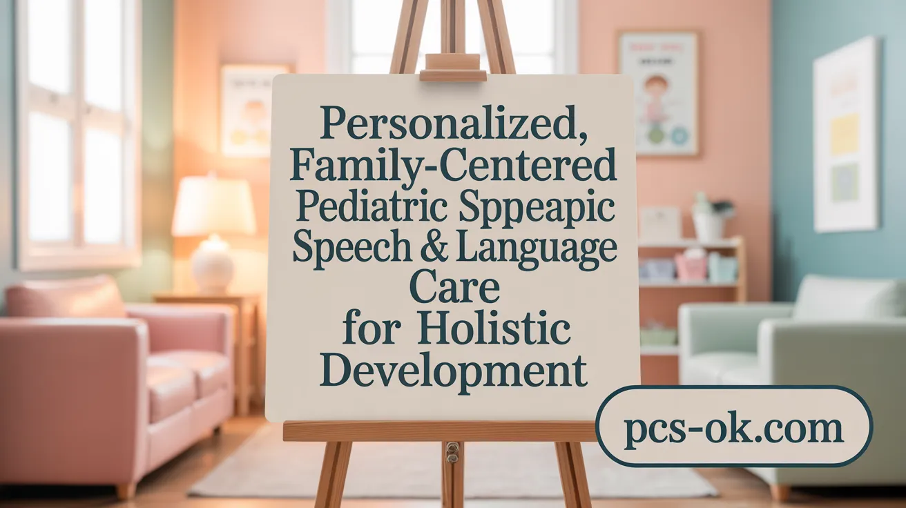 Personalized, Family-Centered Pediatric Speech & Language Care for Holistic Development