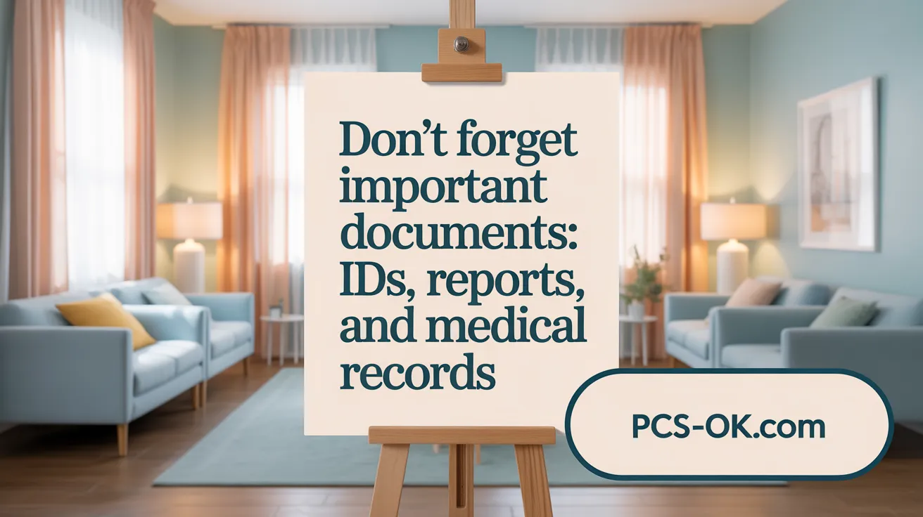 Don't Forget Important Documents: ID, Reports, and Medical Records