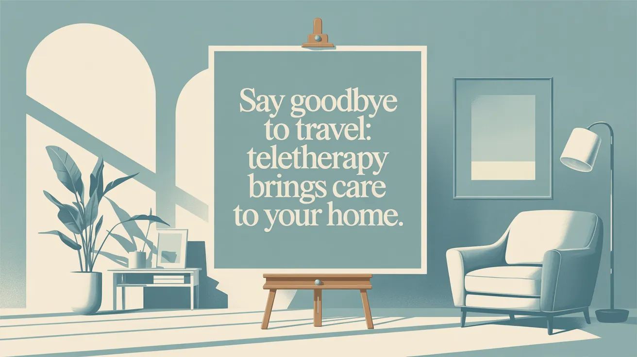 Say Goodbye to Travel: Teletherapy Brings Care to Your Home