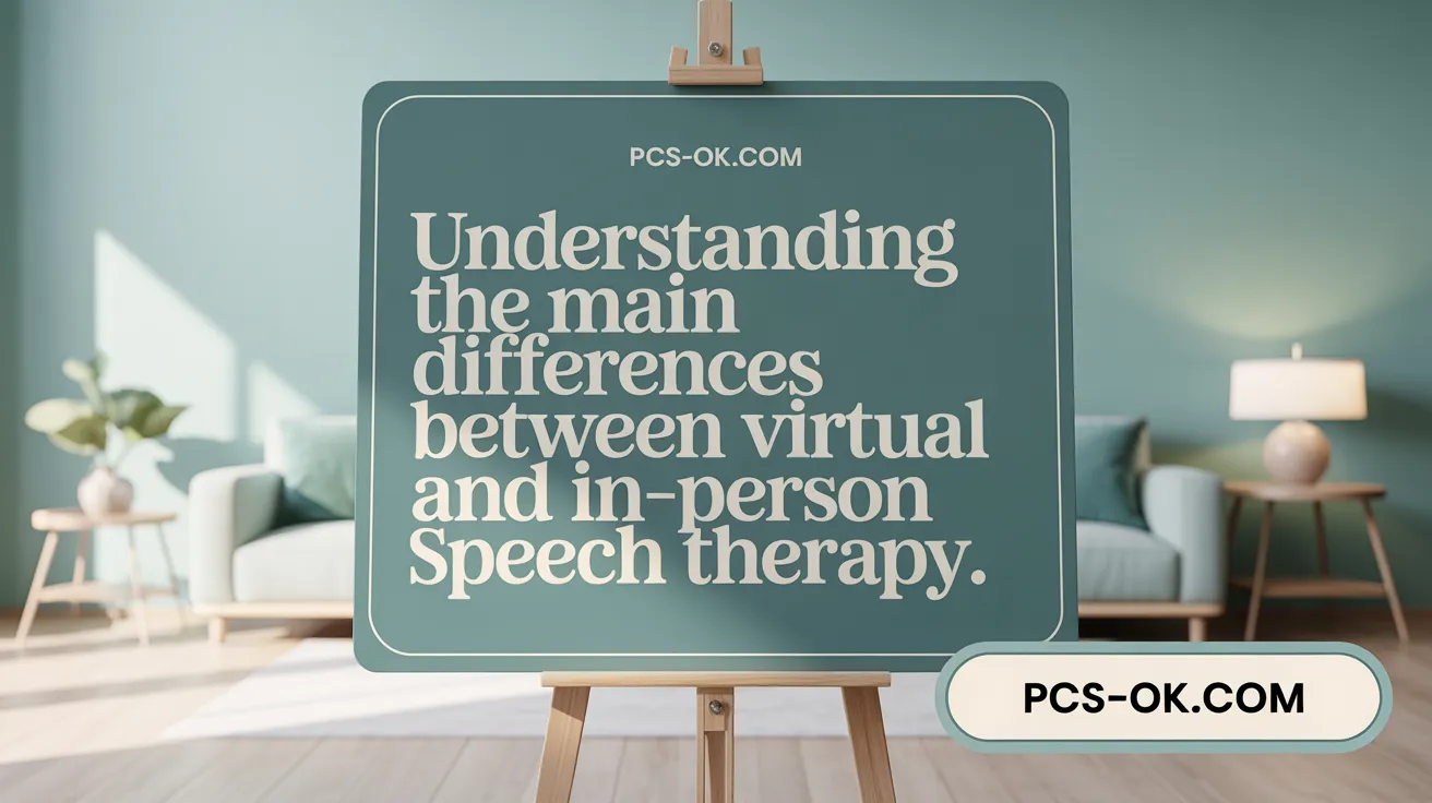 Understanding the Main Differences Between Virtual and In-Person Speech Therapy