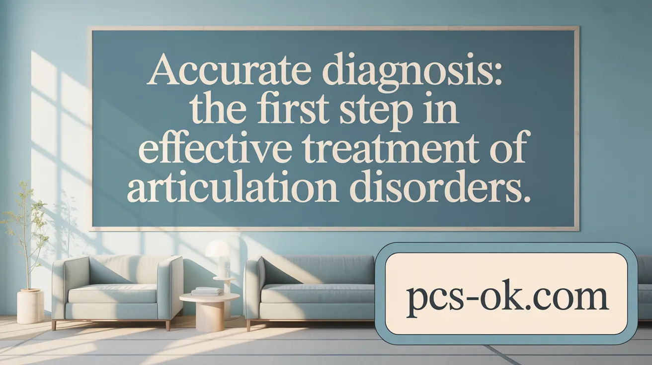 Accurate Diagnosis: The First Step in Effective Treatment of Articulation Disorders