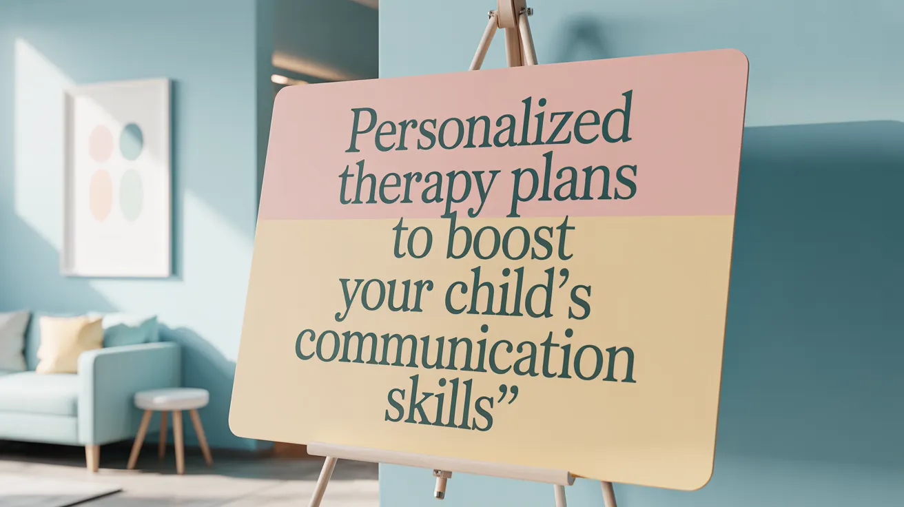 Personalized Therapy Plans to Boost Your Child’s Communication Skills
