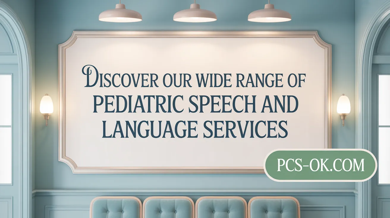 Discover Our Wide Range of Pediatric Speech and Language Services