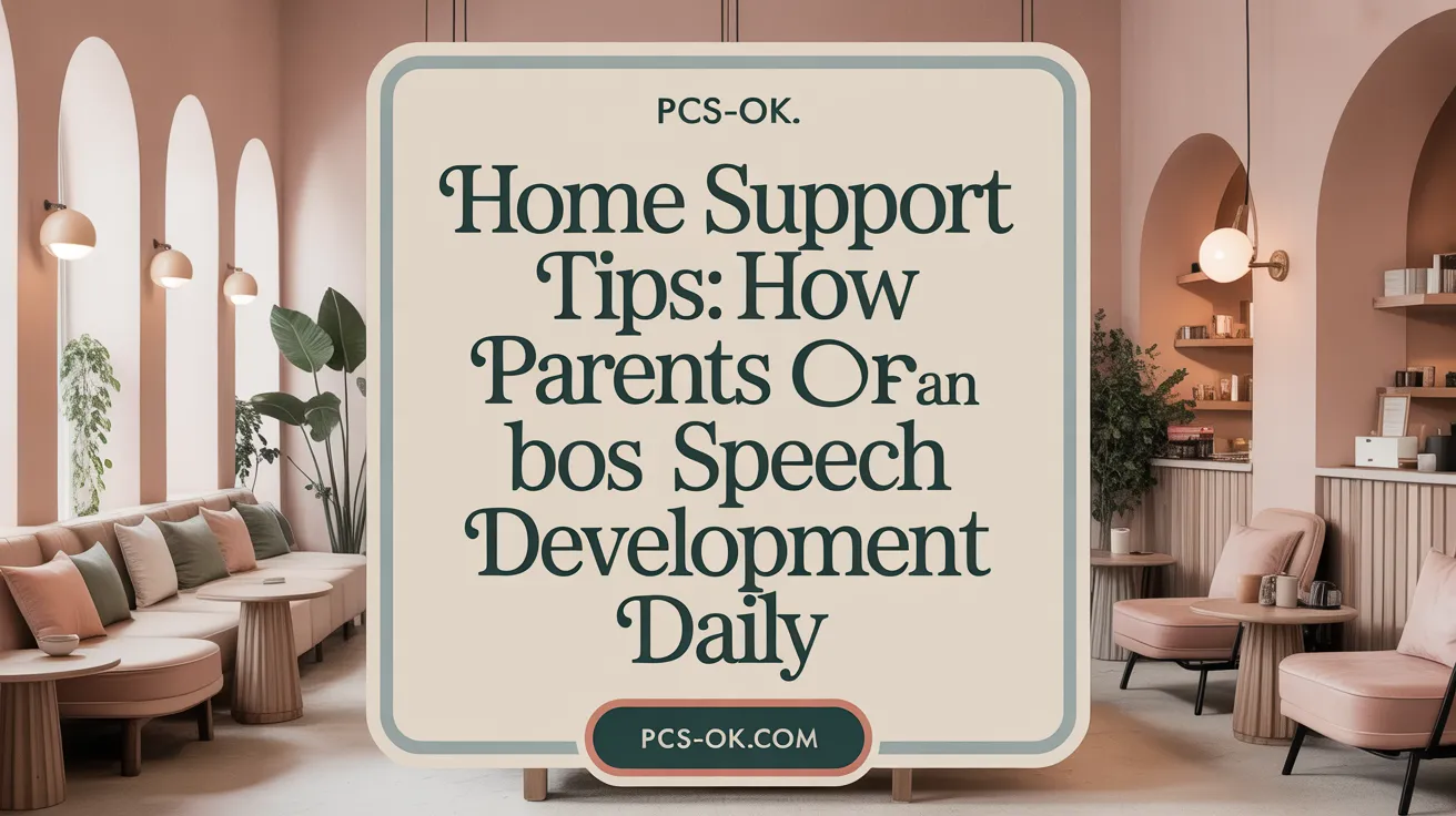 Home Support Tips: How Parents Can Boost Speech Development Daily