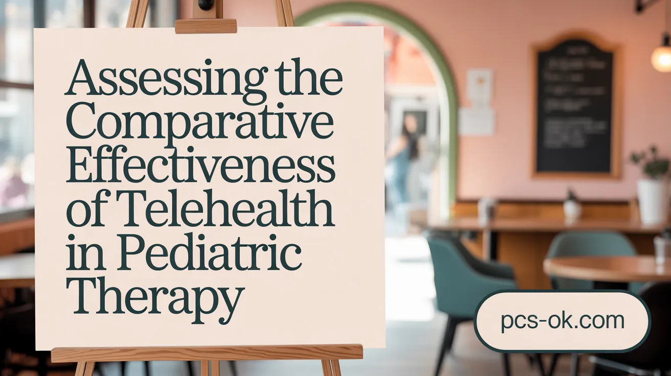 Assessing the Comparative Effectiveness of Telehealth in Pediatric Therapy