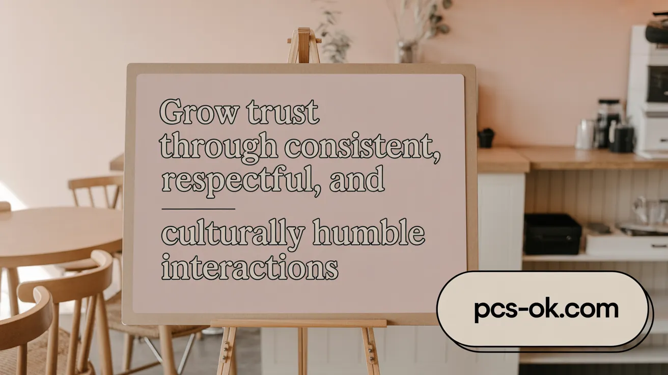 Grow Trust Through Consistent, Respectful, and Culturally Humble Interactions