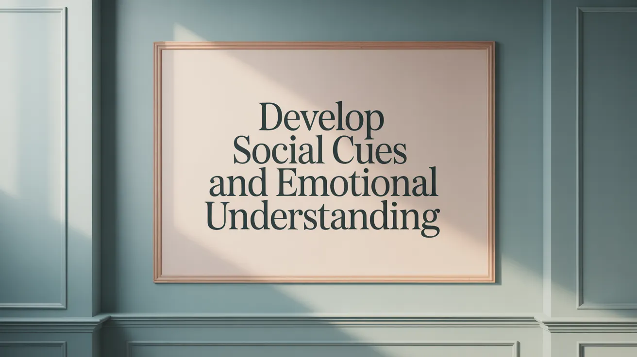 Develop Social Cues and Emotional Understanding