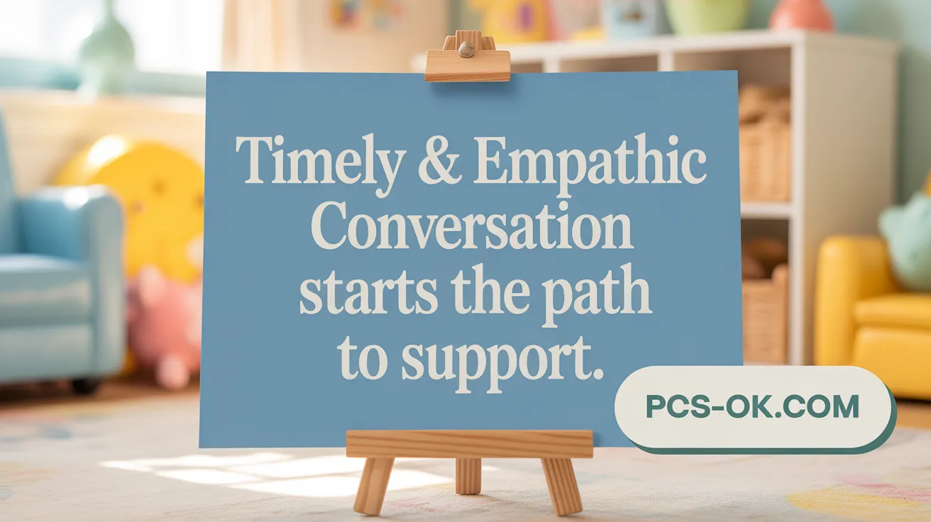 Timely & Empathic Conversation Starts the Path to Support