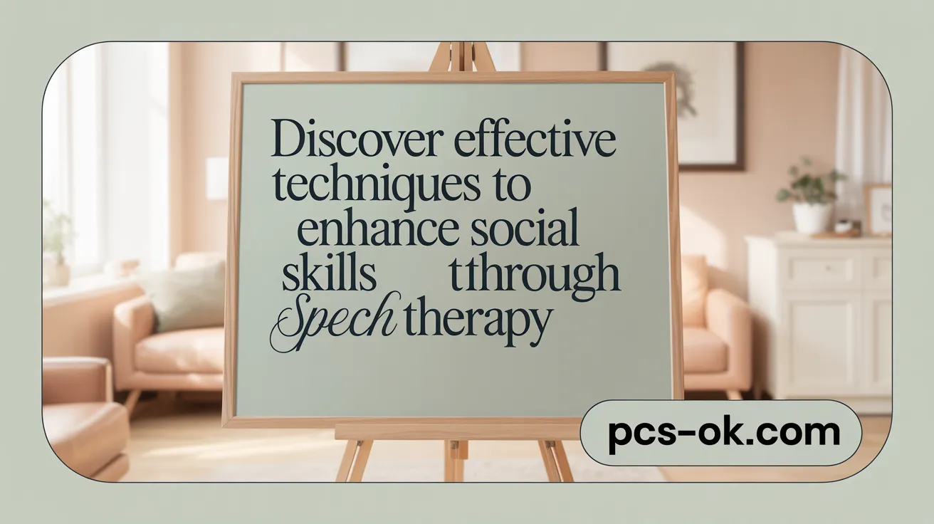 Discover Effective Techniques to Enhance Social Skills Through Speech Therapy