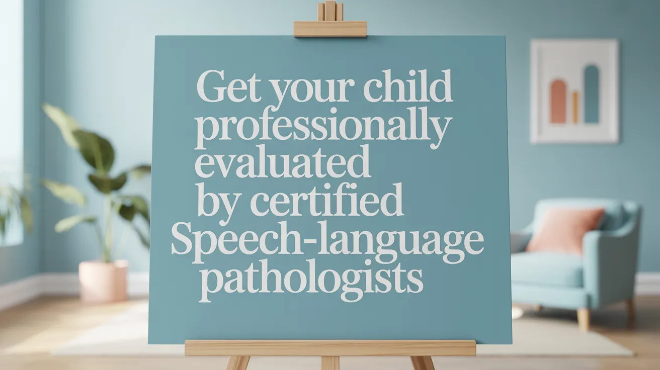 Get Your Child Professionally Evaluated by Certified Speech-Language Pathologists