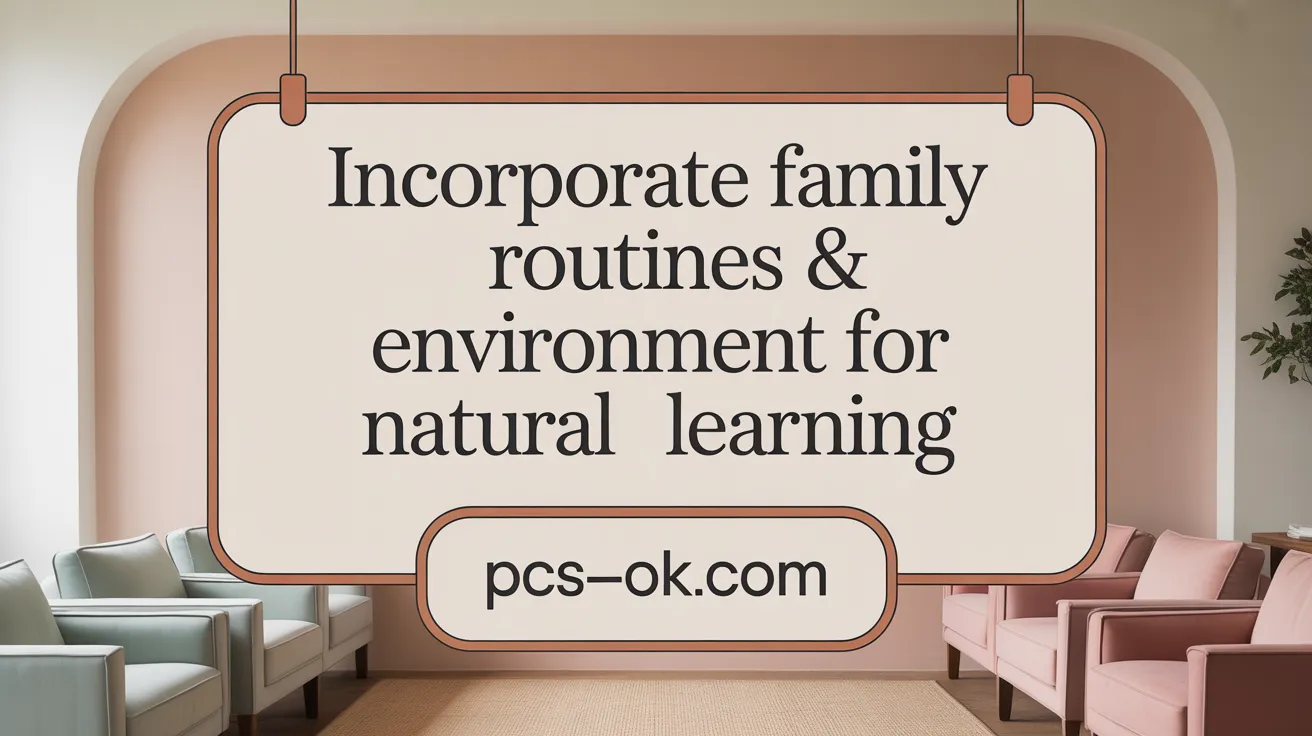 Incorporate Family Routines & Environment for Natural Language Learning
