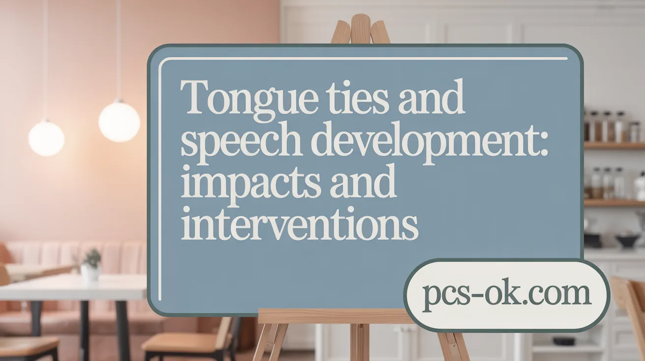Tongue Ties and Speech Development: Impacts and Interventions
