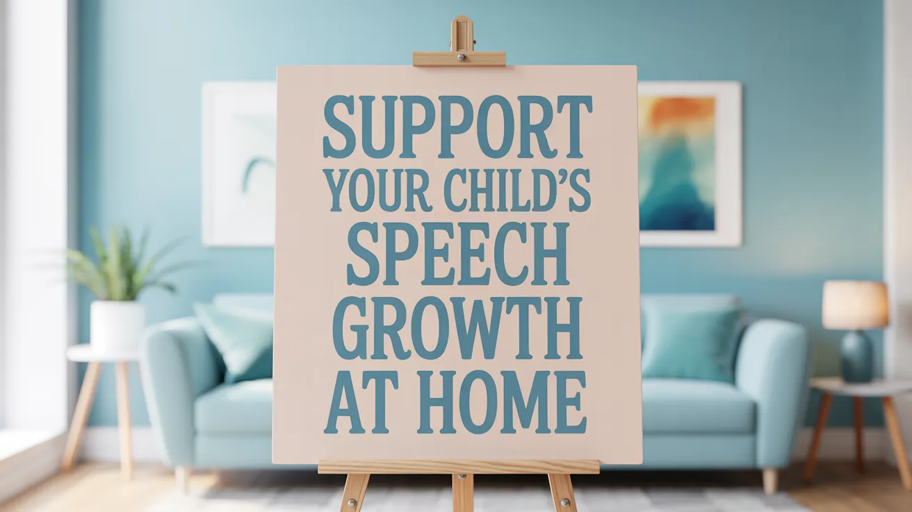 Support Your Child's Speech Growth at Home