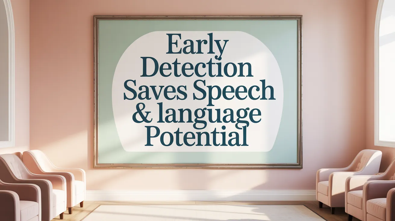 Early Detection Saves Speech & Language Potential