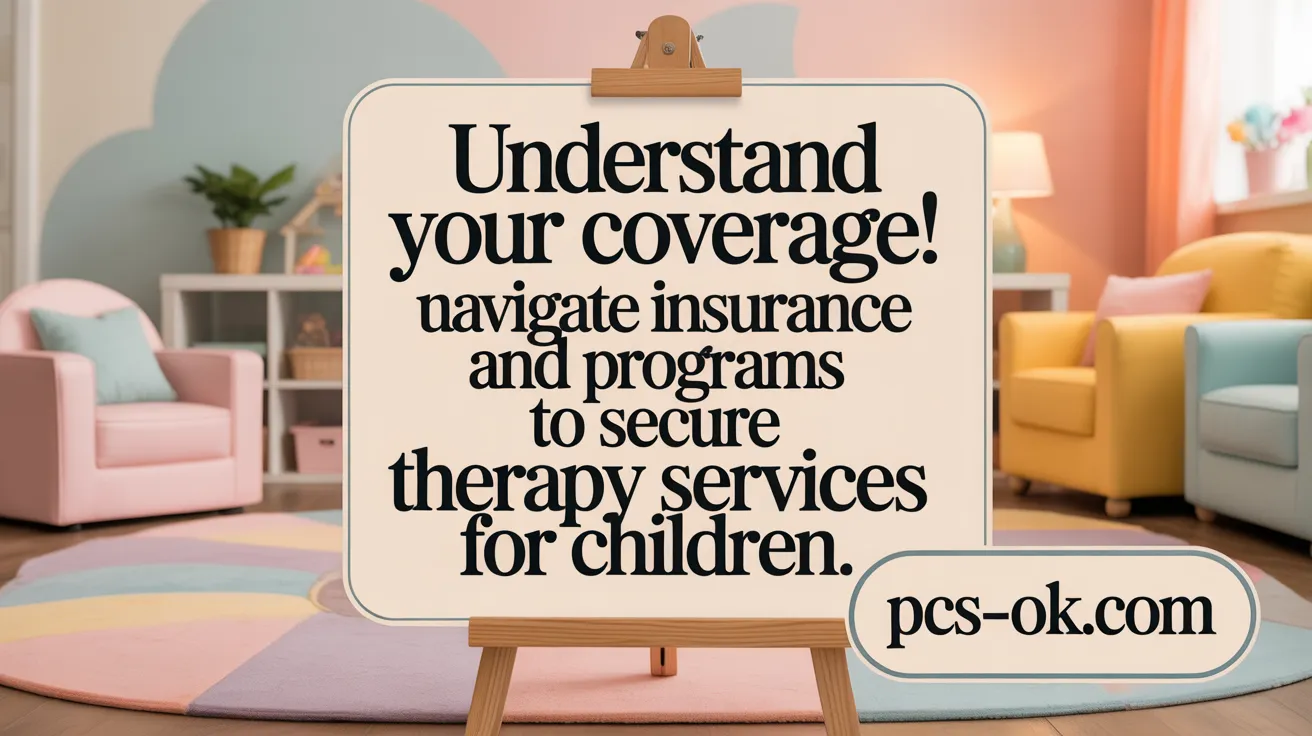 Understand your coverage! Navigate insurance and programs to secure pediatric therapy services.