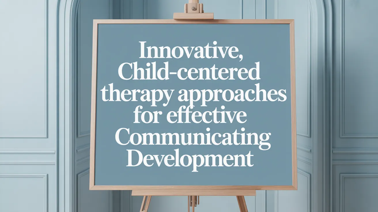 Innovative, Child-Centered Therapy Approaches for Effective Communication Development