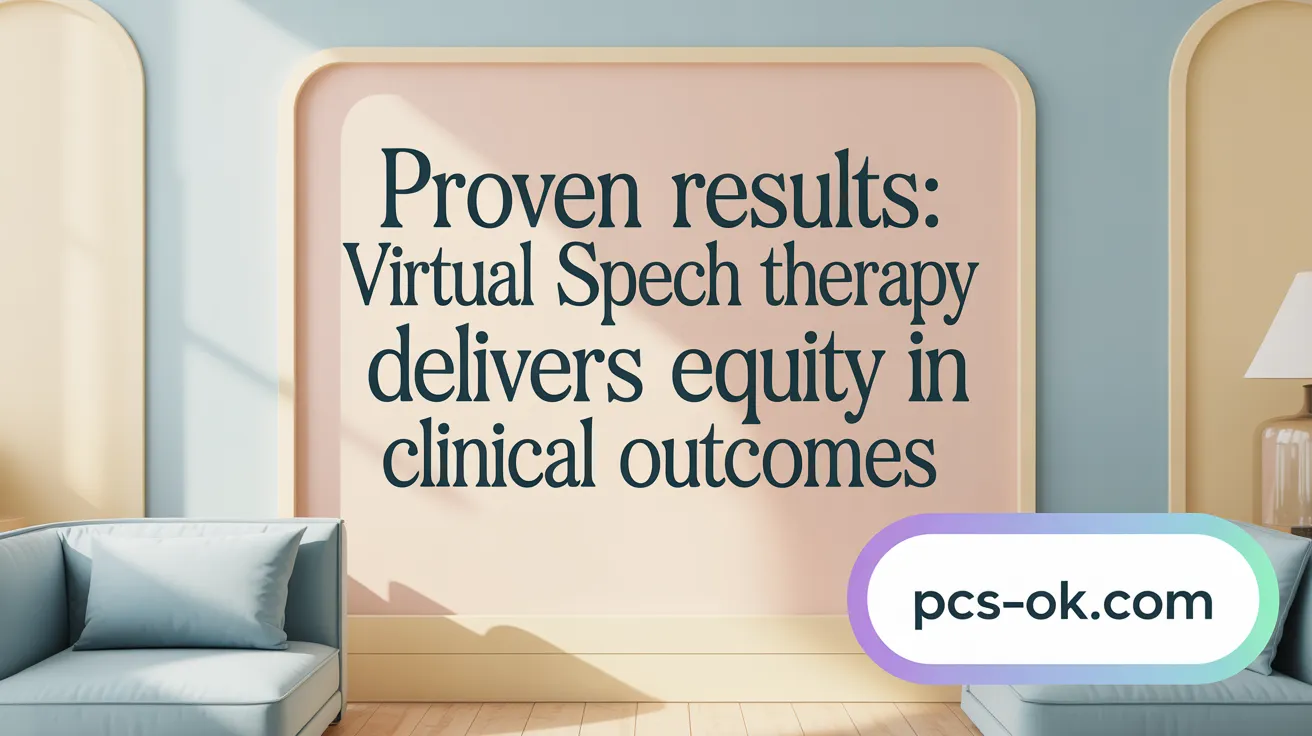 Proven Results: Virtual Speech Therapy Delivers Equity in Clinical Outcomes