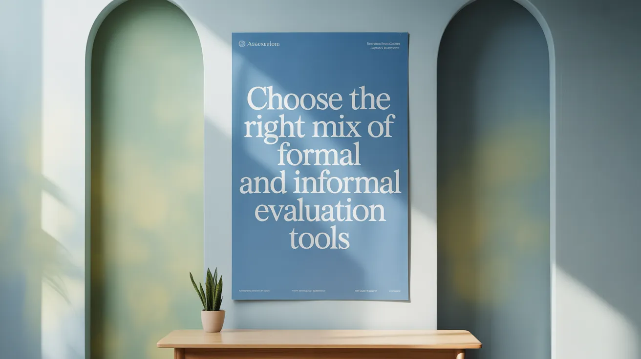 Choose the Right Mix of Formal and Informal Evaluation Tools