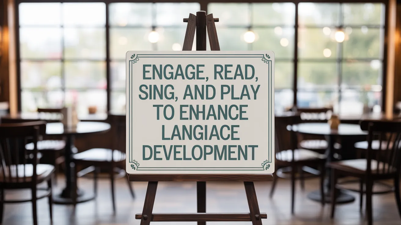 Engage, Read, Sing, and Play to Enhance Language Development