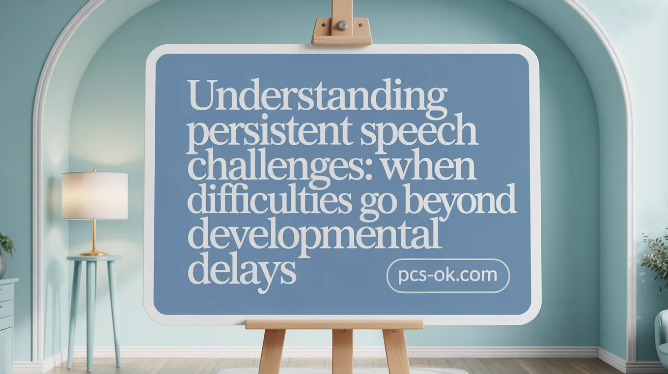 Understanding Persistent Speech Challenges: When Difficulties Go Beyond Developmental Delays
