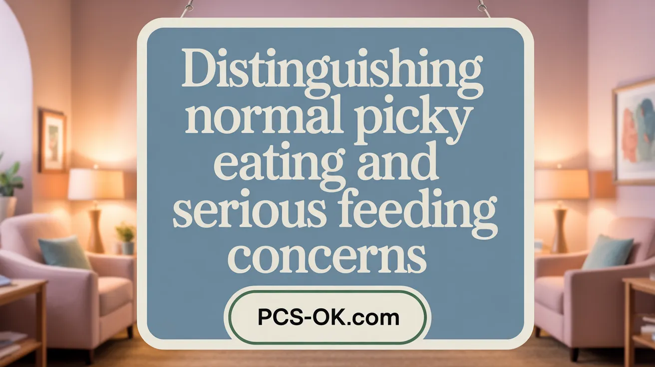 Distinguishing Normal Picky Eating and Serious Feeding Disorders