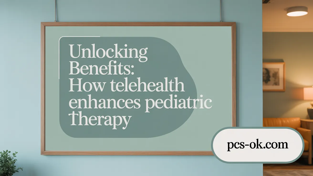 Unlocking Benefits: How Telehealth Enhances Pediatric Therapy