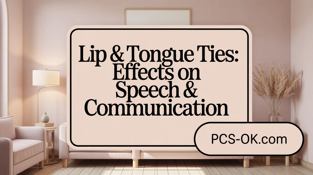 Lip & Tongue Ties: Effects on Speech & Communication