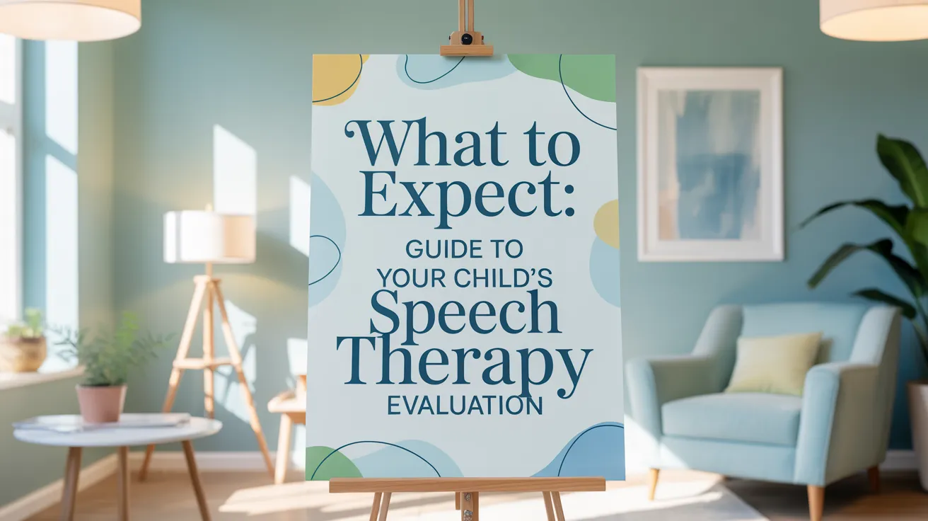 What to Expect: Guide to Your Child’s Speech Therapy Evaluation
