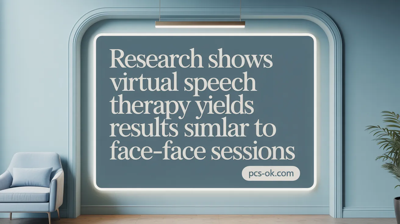 Research Shows Virtual Speech Therapy Yields Results Similar to Face-to-Face Sessions