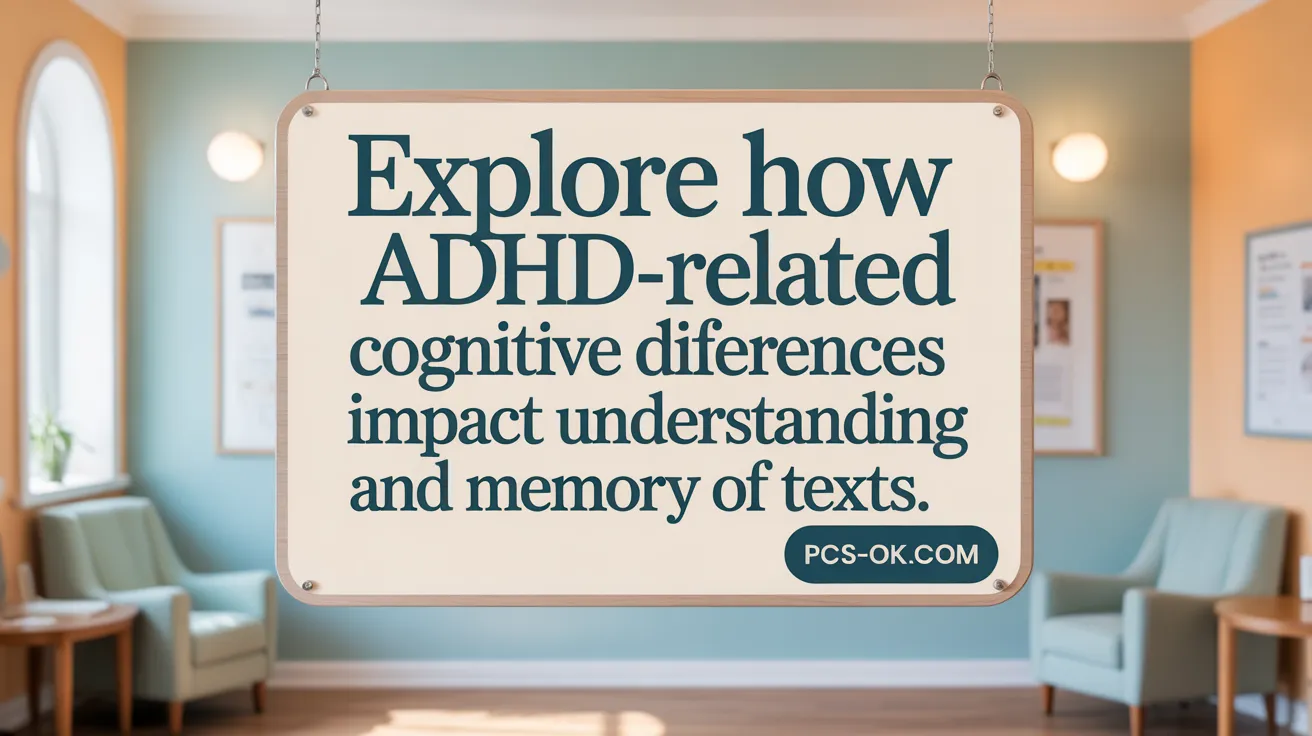 Delve into how ADHD-related cognitive deficits hinder understanding and recall of texts.