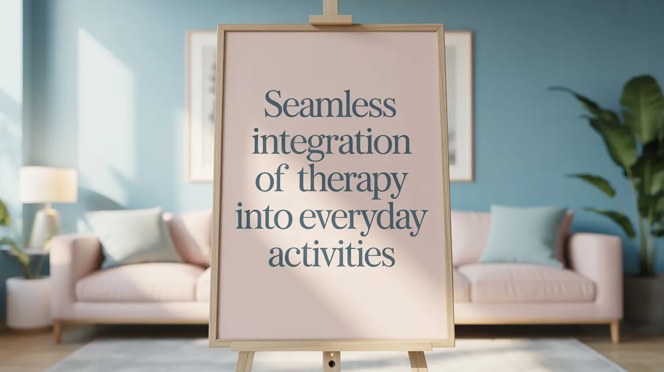 Seamless Integration of Therapy into Everyday Activities