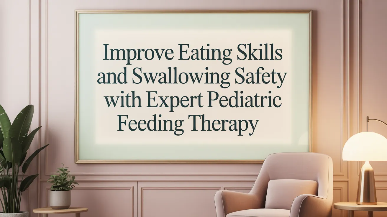 Improve Eating Skills and Swallowing Safety with Expert Pediatric Feeding Therapy