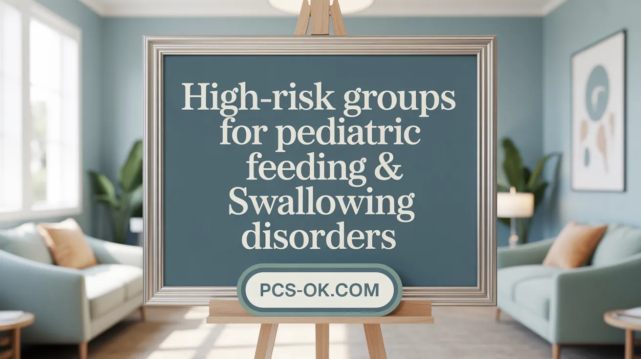 High-Risk Groups for Pediatric Feeding & Swallowing Disorders