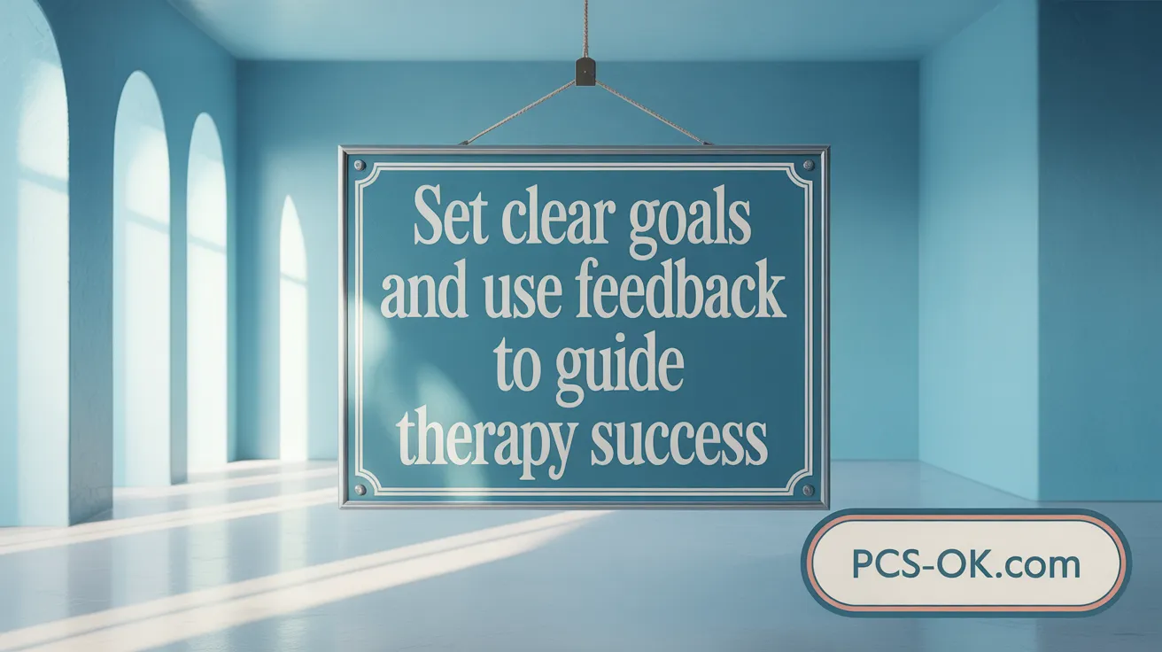 Set Clear Goals and Use Feedback to Guide Therapy Success