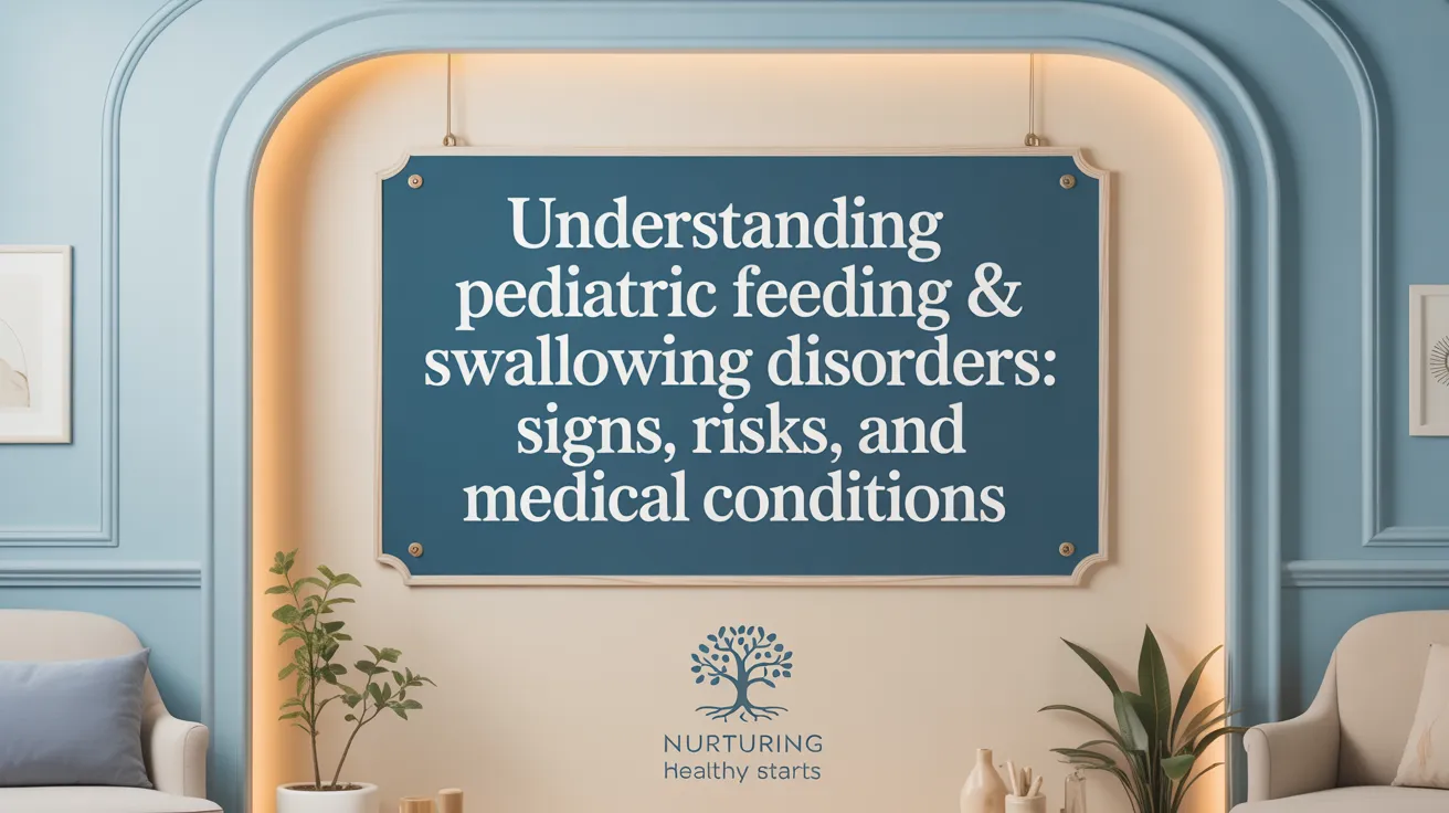 Understanding Pediatric Feeding & Swallowing Disorders: Signs, Risks, and Medical Conditions