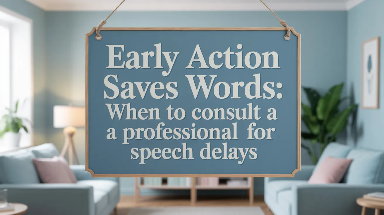 Early Action Saves Words: When to Consult a Professional for Speech Delays