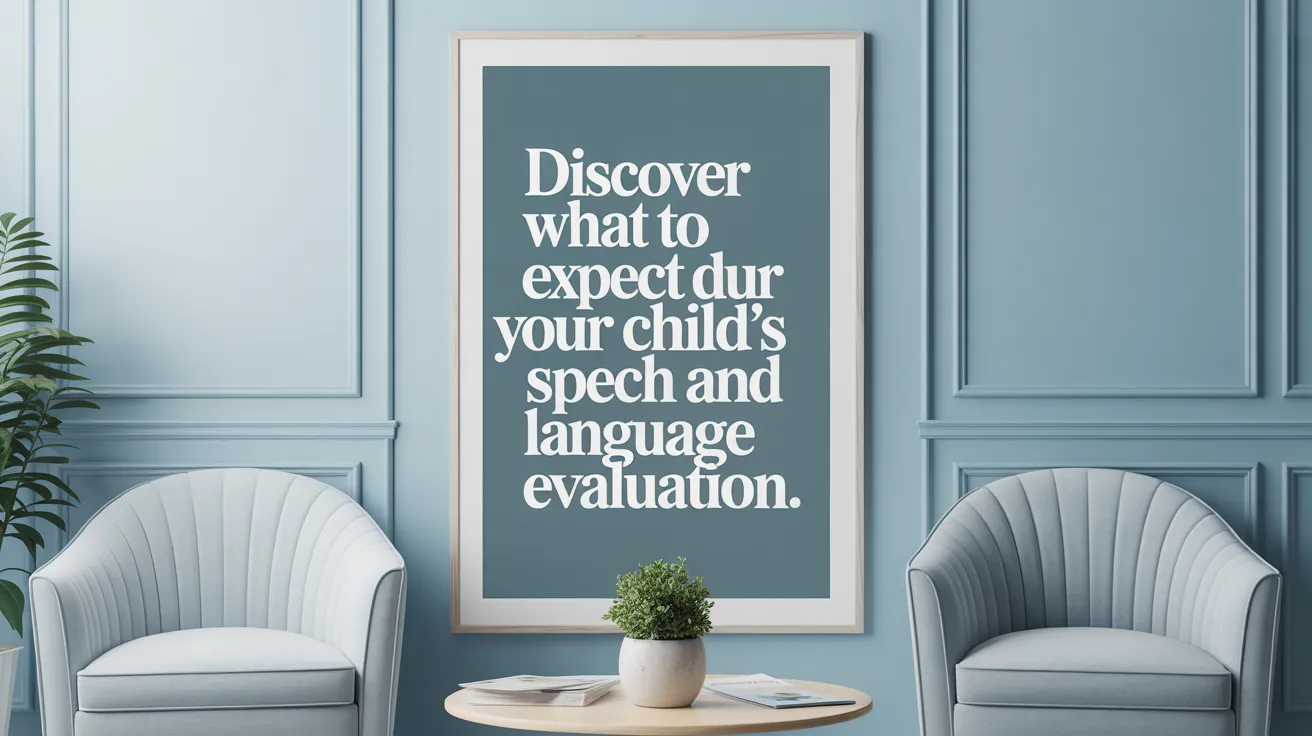 Discover what to expect during your child's speech and language evaluation.
